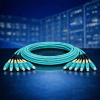 OptiCore OM4 pre‑terminated fibre cable multimode indoor outdoor