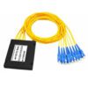 Optical Fiber Splitter 1 8 PLC SC UPC Singlemode G657A1 3 0mm 1m